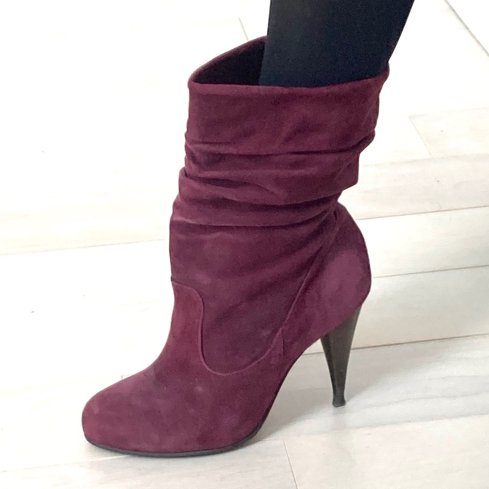 Buffalo London - Burgundy Red Ankle Boots - Size 36